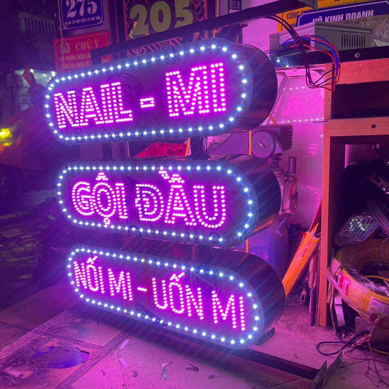 Kỹ thuật đấu giây LED bảng hiệu